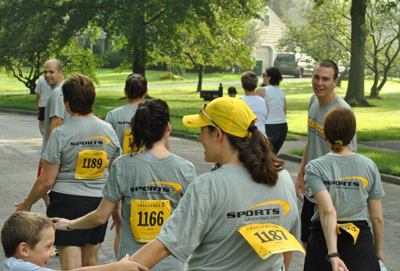 Walking for Livestrong