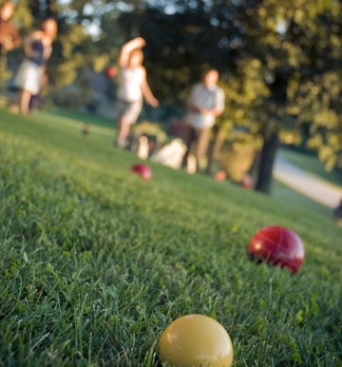 Grass Bocce Ball