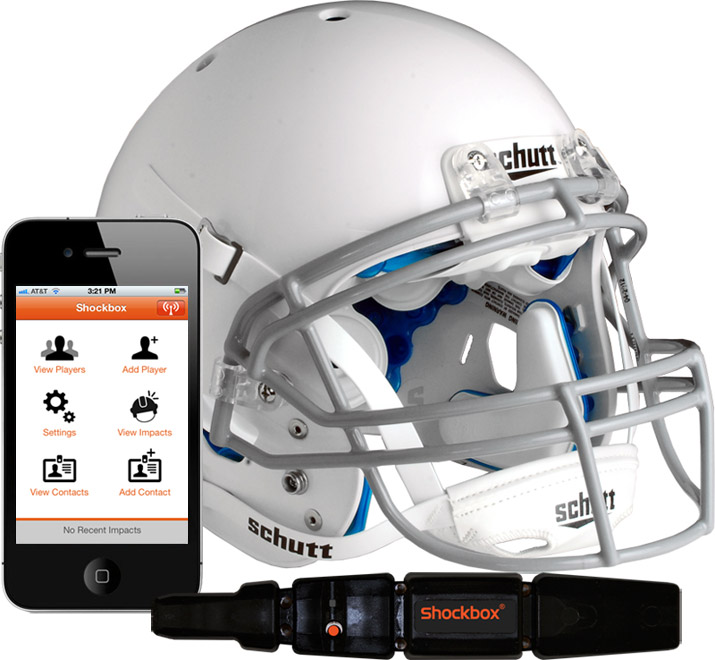 Football Helmet Impact Sensor System