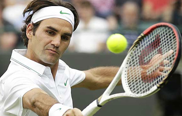 Federer Backhand at Wimbledon