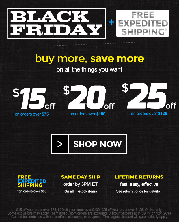 Black Friday at Sports Unlimited