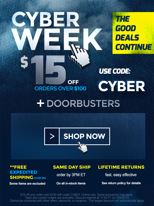 Cyber Week 2014 Sale